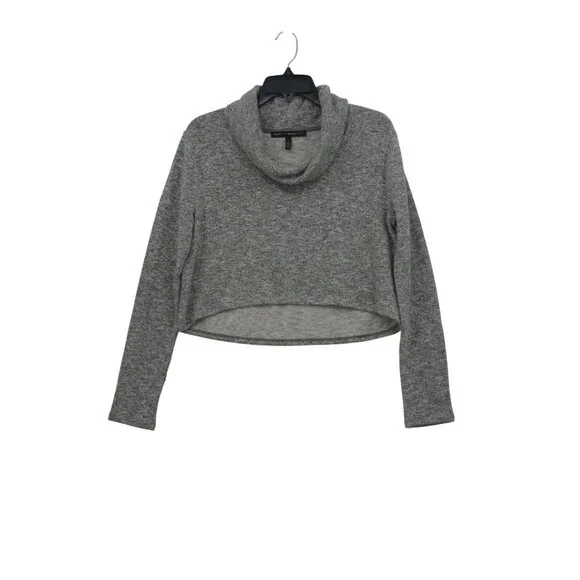 White House Black Market Gray Layered Knit Cowl Neck Sweater + Tank Set (Size S) - Picture 3 of 16